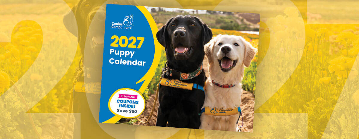2027 Canine Companions Puppy Calendar